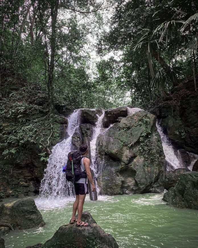 Indahnya Air Terjun Bukit Biru Tempat Yang Cocok Untuk Berkemah Dengan